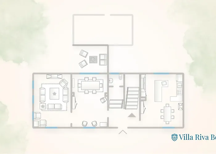 Villa Riva With Pool & Garden By Rent *